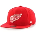 kepsar-plana-rod-snapback-fran-detroit-red-wings-nhl-av-47-brand