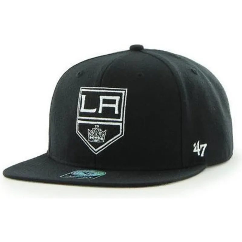 svart-los-angeles-kings-nhl-captain-snapback-keps-fran-47-brand