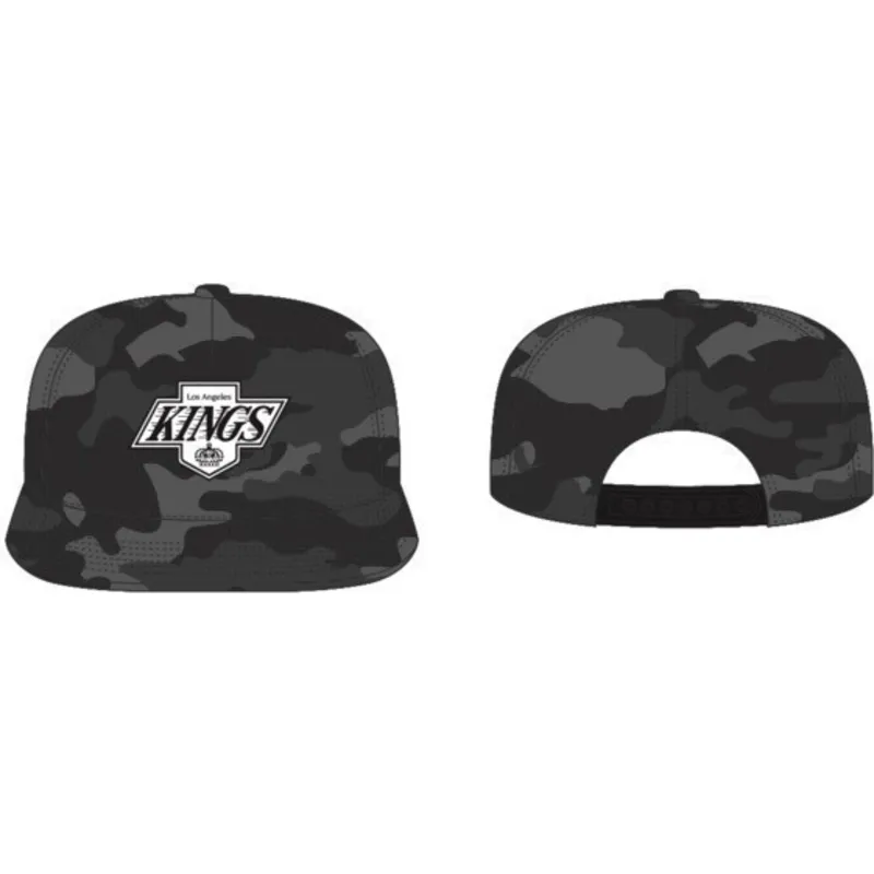 los-angeles-kings-nhl-captain-dt-svart-platt-kamouflage-snapback-keps-fran-47-brand