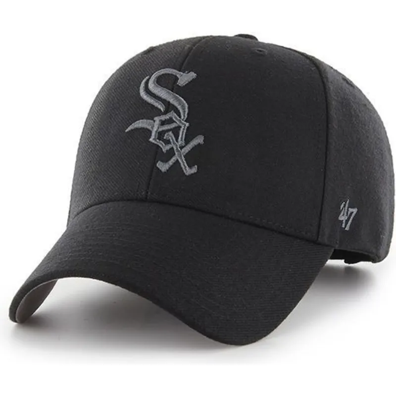 kepsar-curva-svart-justerbart-band-plateado-fran-chicago-white-sox-mlb-av-47-brand