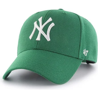 gron-kurvad-keps-snapback-new-york-yankees-mlb-mvp-fran-47-brand