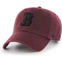 kepsar-curva-rod-justerbart-band-granate-negro-fran-boston-red-sox-mlb-av-47-brand