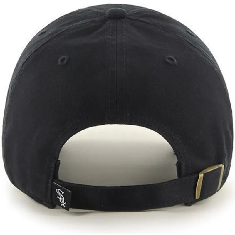 svart-bojd-keps-chicago-white-sox-mlb-clean-up-fran-47-brand