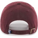 47-brand-curved-brim-black-logo-new-york-yankees-mlb-clean-up-maroon-cap