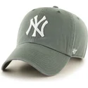 morkgron-kurvad-keps-new-york-yankees-mlb-clean-up-fran-47-brand