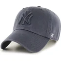 gra-denimkurvkeps-med-new-york-yankees-logotyp-mlb-clean-up-fran-47-brand