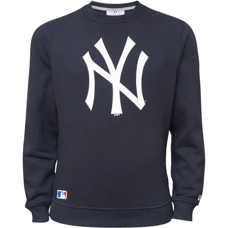bla-crew-neck-troja-new-york-yankees-mlb-fran-new-era
