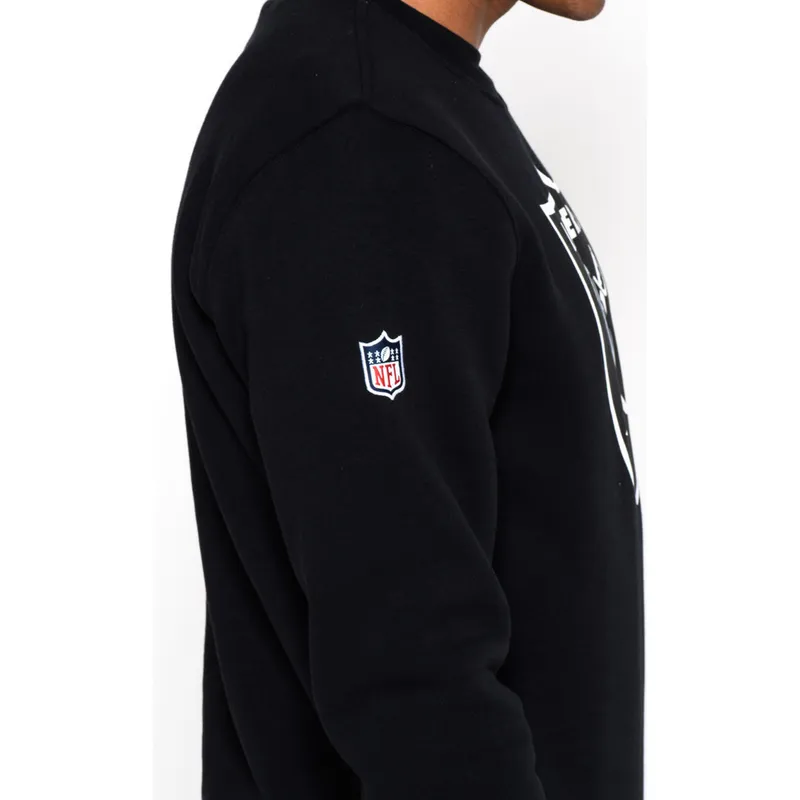 svart-crew-neck-sweatshirt-las-vegas-raiders-nfl-fran-new-era