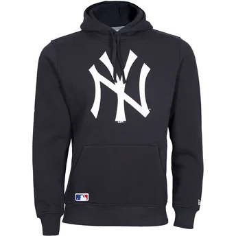 Marinblå Pullover Hoodie med luva från New York Yankees MLB av New Era