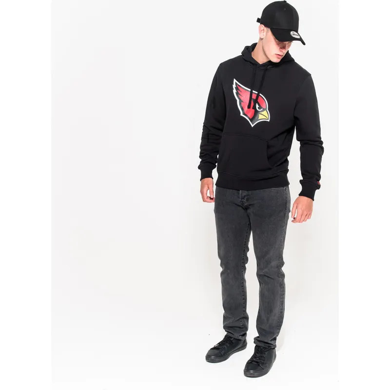 trojor-med-huva-svart-pullover-hoodie-fran-arizona-cardinals-nfl-av-new-era