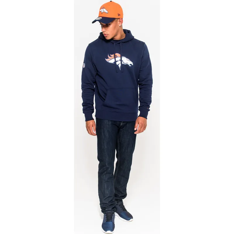 trojor-med-huva-bla-pullover-hoodie-fran-denver-broncos-nfl-av-new-era