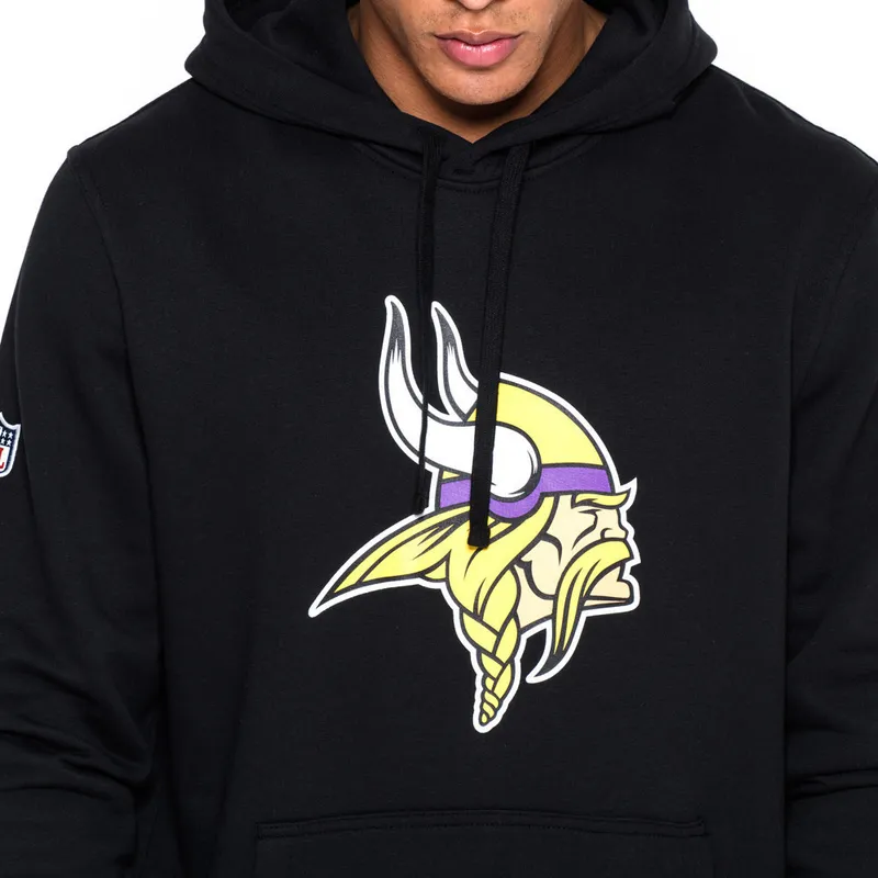 trojor-med-huva-svart-pullover-hoodie-fran-minnesota-vikings-nfl-av-new-era