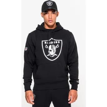 trojor-med-huva-svart-pullover-hoodie-fran-las-vegas-raiders-nfl-av-new-era