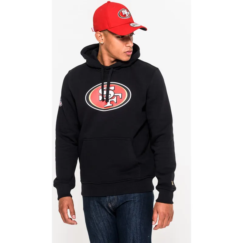 trojor-med-huva-svart-pullover-hoodie-fran-san-francisco-49ers-nfl-av-new-era