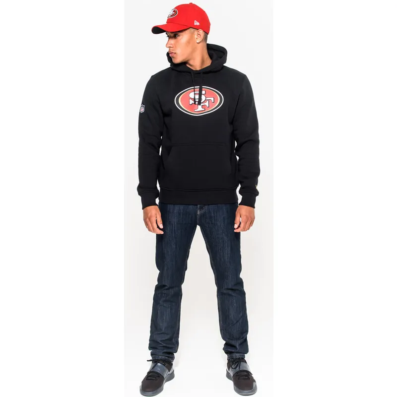 trojor-med-huva-svart-pullover-hoodie-fran-san-francisco-49ers-nfl-av-new-era