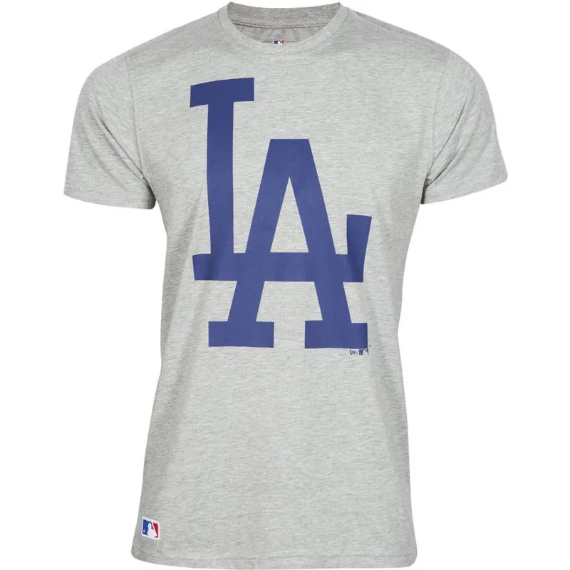t-shirt-kort-arm-gra-de-fran-los-angeles-dodgers-mlb-av-new-era