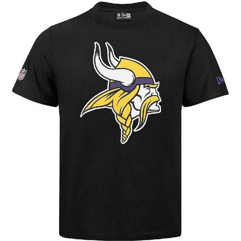svart-kortarmad-t-shirt-fran-new-era-med-minnesota-vikings-nfl