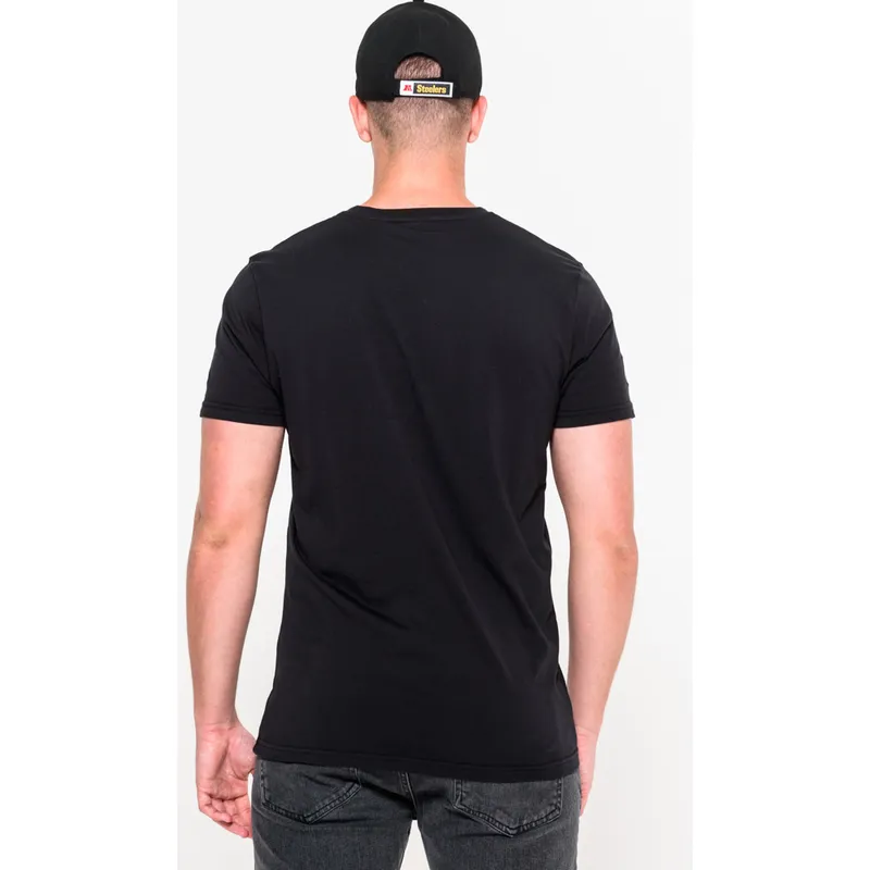 t-shirt-kort-arm-svart-de-fran-pittsburgh-steelers-nfl-av-new-era