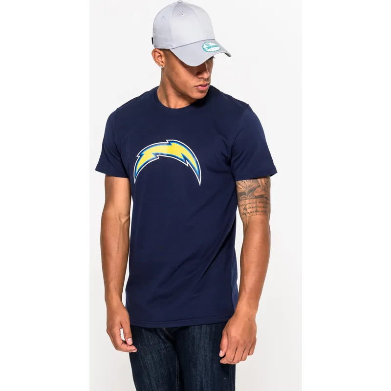 t-shirt-kort-arm-bla-de-fran-los-angeles-chargers-nfl-av-new-era