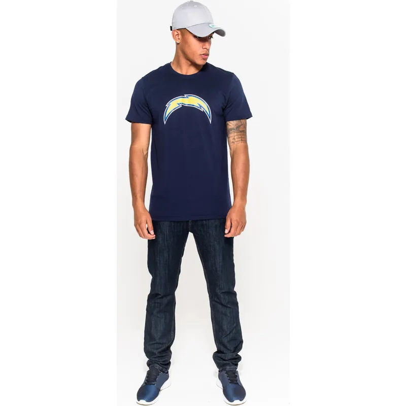 t-shirt-kort-arm-bla-de-fran-los-angeles-chargers-nfl-av-new-era