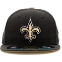 kepsar-plana-svart-justerad-59fifty-authentic-on-field-game-fran-new-orleans-saints-nfl-av-new-era
