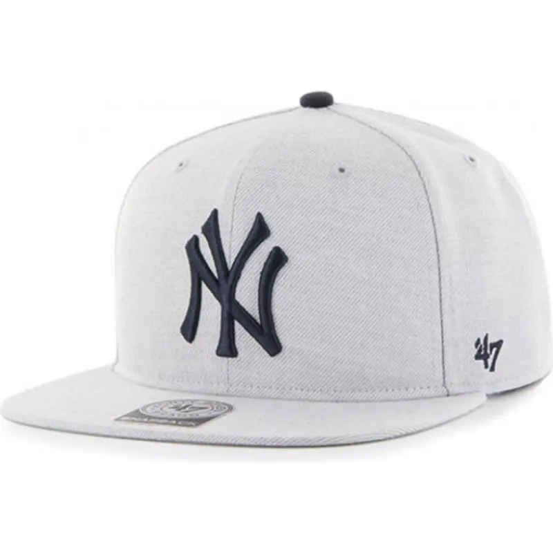 gra-flat-snapback-keps-new-york-yankees-mlb-boreland-captain-rf-fran-47-brand