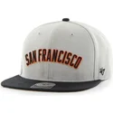 gra-platt-keps-med-san-francisco-giants-mlb-bokstaver-fran-47-brand