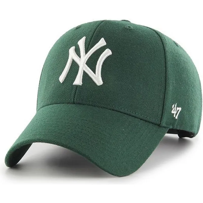 morkgron-kurvad-keps-snapback-new-york-yankees-mlb-mvp-av-47-brand