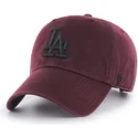 kepsar-curva-rod-justerbart-band-granate-negro-fran-los-angeles-dodgers-mlb-av-47-brand