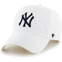 vit-kurvad-keps-new-york-yankees-mlb-clean-up-fran-47-brand