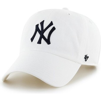 47 Brand Curved Brim Black LogoNew York 