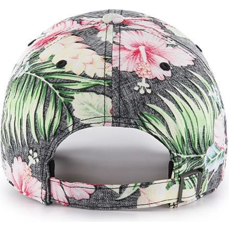 kepsar-curva-gra-justerbart-band-estampado-floral-fran-new-york-yankees-mlb-av-47-brand