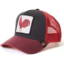 rod-och-svart-truckerkeps-tupp-barnyard-king-fran-goorin-bros