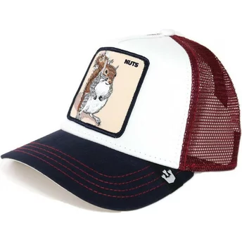 Goorin Bros. Squirrel Bonkers White and Red Trucker Hat