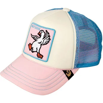 silly-goose-rosa-och-bla-truckerkeps-for-barn-av-goorin-bros