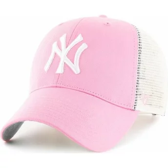 Rosa truckerkeps från New York Yankees MLB av 47 Brand