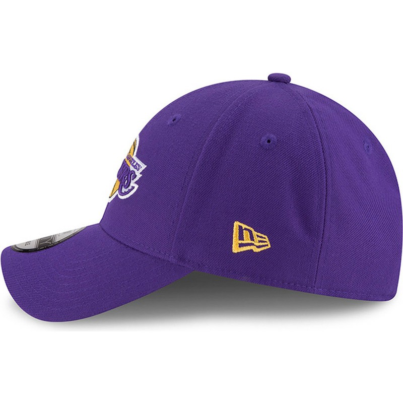 new-era-curved-brim-9forty-the-league-los-angeles-lakers-nba-purple-adjustable-cap
