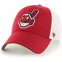 kepsar-curva-rod-snapback-fran-cleveland-indians-mlb-av-47-brand