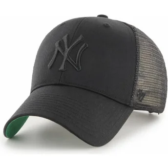 svart-truckerkeps-med-svart-new-york-yankees-mlb-mvp-branson-logotyp-fran-47-brand