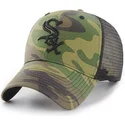 chicago-white-sox-mlb-mvp-branson-kamouflage-truckerkeps-med-svart-logotyp-fran-47-brand