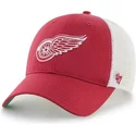 kepsar-curva-rod-snapback-fran-detroit-red-wings-nhl-av-47-brand