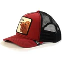 rod-truckerkeps-med-tjurmotiv-fran-goorin-bros