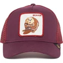 goorin-bros-two-beavers-kastanjebrun-truckerkeps
