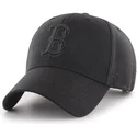 svart-bojd-snapback-keps-med-svart-boston-red-sox-logga-mlb-mvp-fran-47-brand