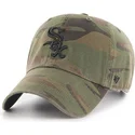 chicago-white-sox-mlb-clean-up-regiment-kamouflagebojd-keps-med-svart-logotyp-fran-47-brand