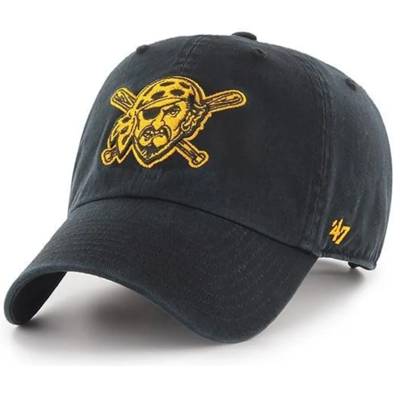 kepsar-curva-svart-justerbart-band-fran-pittsburgh-pirates-mlb-av-47-brand