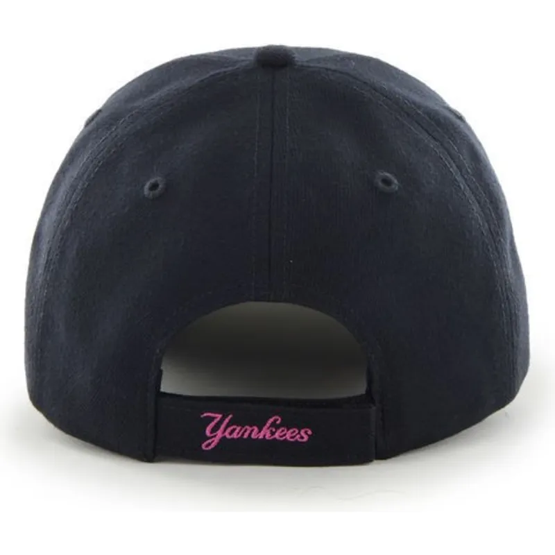 kepsar-curva-marinbla-justerbart-band-rosa-fran-new-york-yankees-mlb-av-47-brand