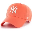 new-york-yankees-mlb-clean-up-kurvig-grapefruktorange-keps-fran-47-brand