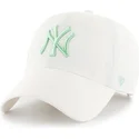 vit-bojd-keps-med-gront-new-york-yankees-mlb-logo-fran-47-brand-clean-up