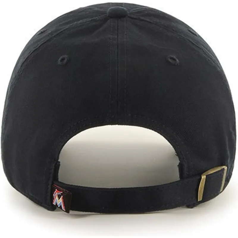kepsar-curva-svart-justerbart-band-fran-miami-marlins-mlb-av-47-brand